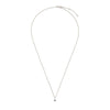 One in a Trillion Solitaire Grey Diamond Necklace - 14k White Gold