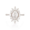 Thumbnail of Queen of Hope 2.7ct Lab-Diamond Engagement Ring - 14k White Gold