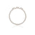 Stars in the Sky Three Diamond Ring - 14k White Gold Polished Band