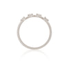 Thumbnail of Stars in the Sky Four Diamond Eternity Ring - 14k White Gold Polished Band