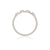 Stars in the Sky Four Diamond Eternity Ring - 14k White Gold Polished Band
