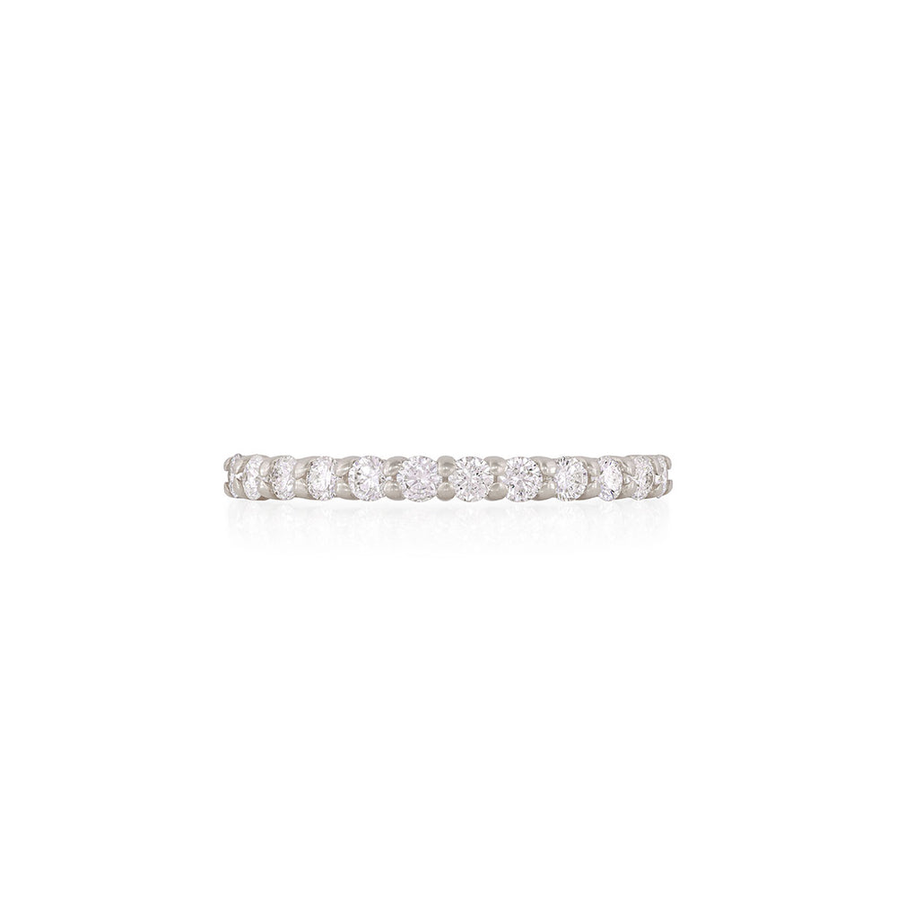 Tomorrow Classic Diamond Eternity Ring - 14k White Gold Polished Band