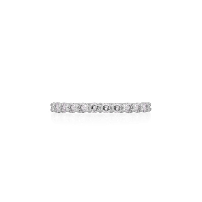 My Tomorrow Grey Diamond Eternity Ring - 14k White Gold Polished Band