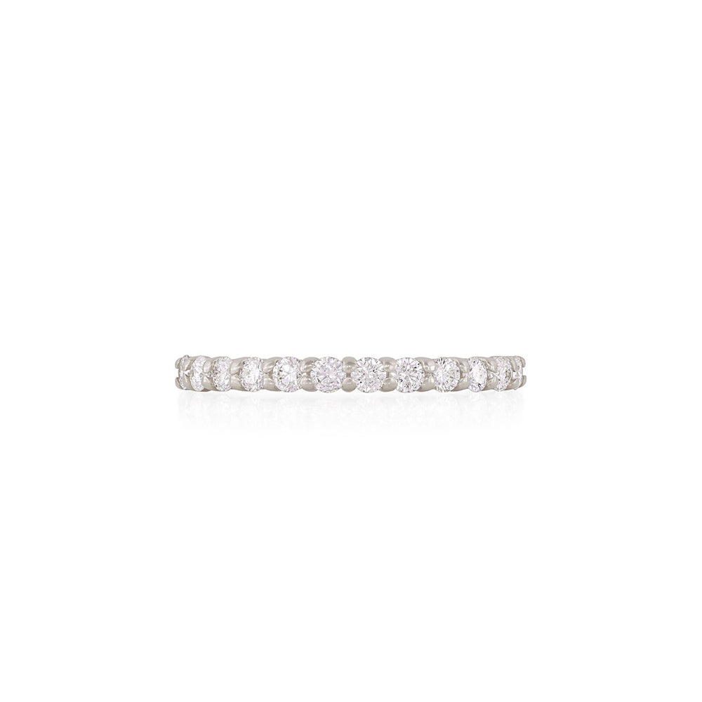 forever Lab-Grown Diamond Eternity Ring - 14k White Gold Polished Band