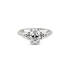 Thumbnail of Starlight - Oval Diamond Engagement Ring 14k White Gold