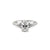 Starlight - Oval Diamond Engagement Ring 14k White Gold