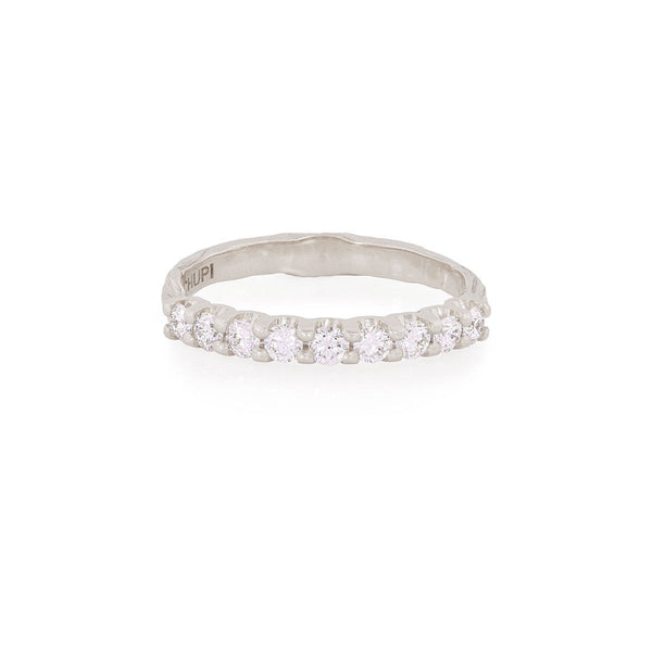 White Gold Diamond Eternity Wedding Band - Polished 2.5mm – Marke Fine  Jewelry