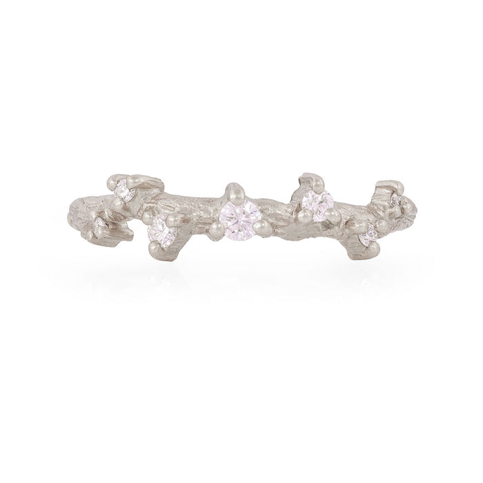 Whispered Dreams Lab-Grown Diamond Cluster Ring - 14k White Gold