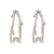 You & Me Hawthorn Double Twig Hoop Earrings - 14k White Gold