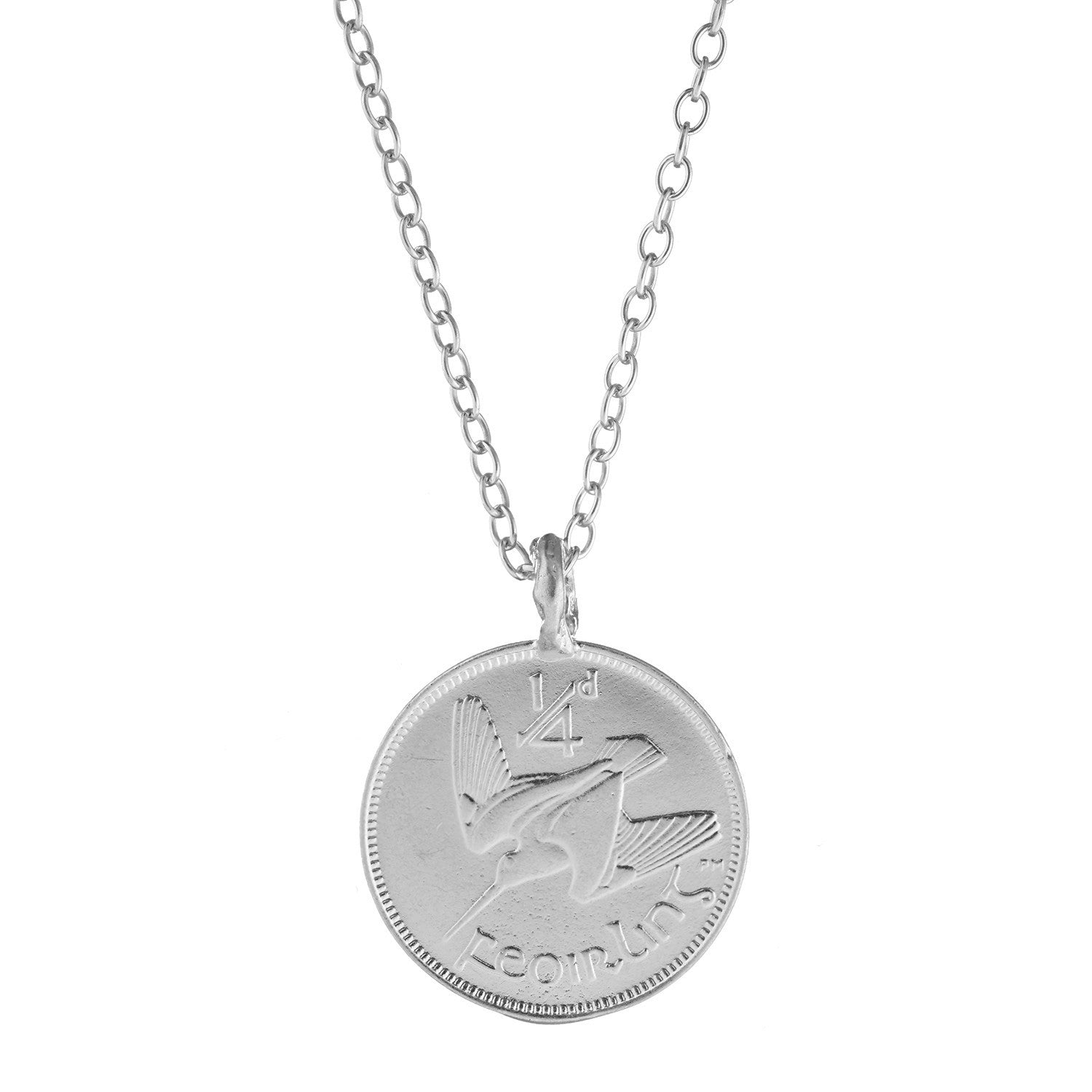 Sterling Silver Farthing Coin Necklace | Chupi