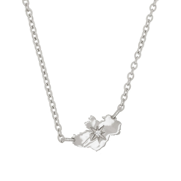 Chupi x Aoife McNamara - 14k White Gold and Diamond Necklace