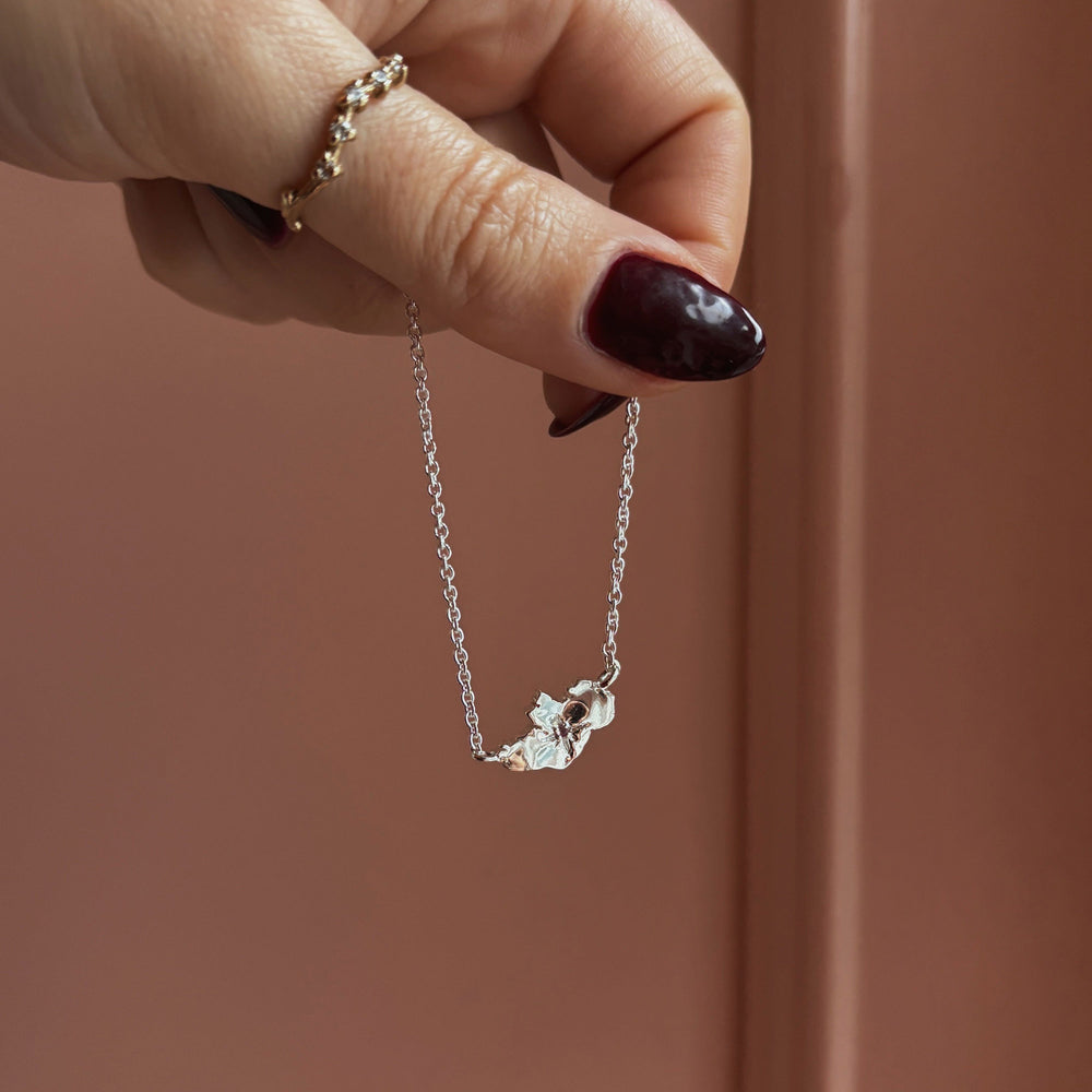 Chupi x Aoife McNamara - Sterling Silver and Pink Tourmaline Necklace