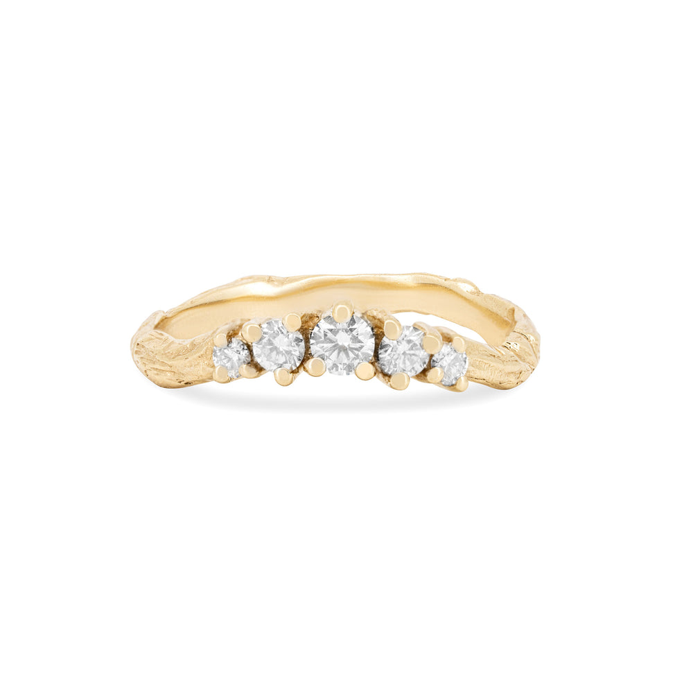 Crown of Love - Diamond Ring 14k Gold