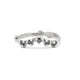 Thumbnail of Crown of Sky Black Diamond Ring - 14k White Gold Twig Band