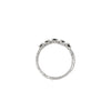 Thumbnail of Crown of Sky Black Diamond Ring - 14k White Gold Twig Band
