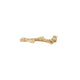 Side profile of the Crown of Sky Diamond Ring in 14k solid gold, showcasing the textured twig band and the elevated diamond settings.