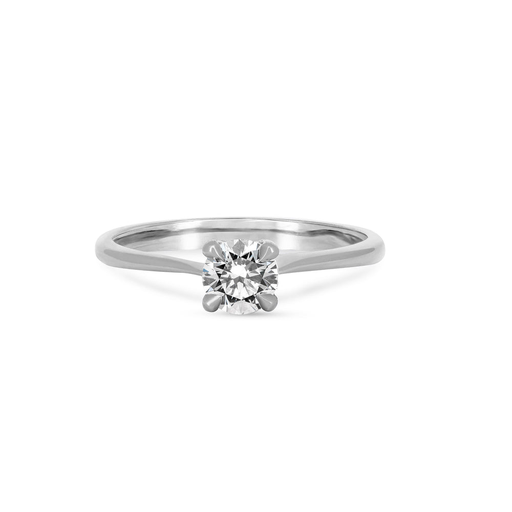 Darling - Solitaire Diamond Engagement Ring 14k White Gold