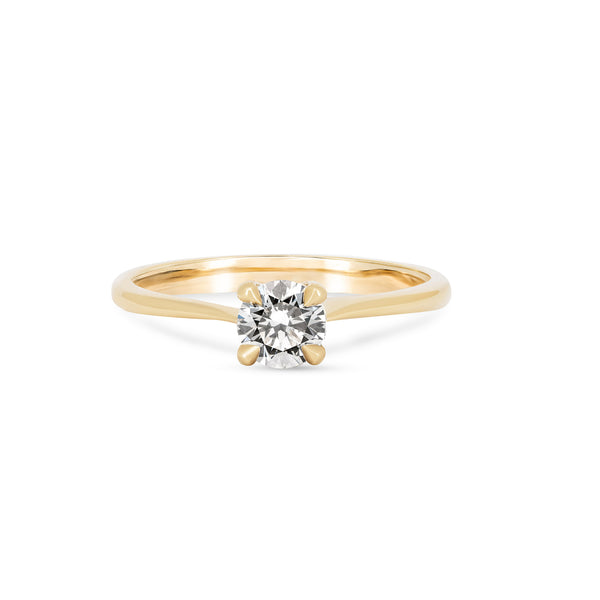 Darling - Solitaire Diamond Engagement Ring 14k Gold