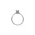 Darling - Solitaire Diamond Engagement Ring 14k White Gold