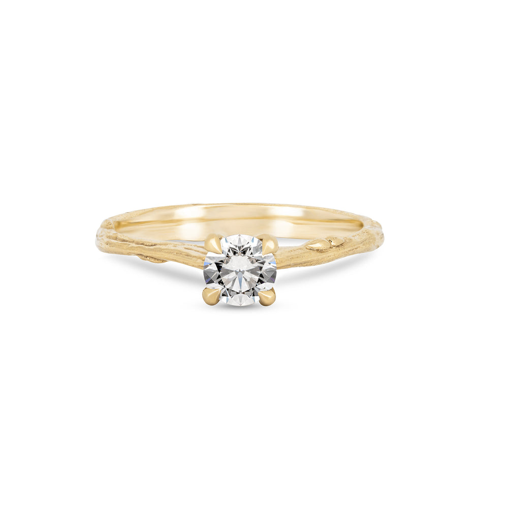 Darling 0.5ct Lab-Grown Diamond Engagement Ring - 14k Gold Twig Band