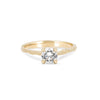 Thumbnail of Front view of the Darling Solitaire Diamond Engagement Ring in 14k gold, featuring a 0.5ct solitaire diamond and twig band.