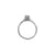 Darling - Solitaire Diamond Engagement Ring 14k White Gold