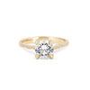 Thumbnail of Front view of the Darling Solitaire Diamond Engagement Ring in 14k gold, featuring a 1.5ct solitaire diamond and twig band.