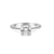 Darling - Solitaire Diamond Engagement Ring 14k White Gold