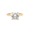 Thumbnail of Front view of the Darling Solitaire Diamond Engagement Ring in 14k gold, featuring a 2ct solitaire diamond and polished band.