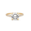Thumbnail of Front view of the 2ct Darling Eternity Solitaire Diamond Engagement Ring in 14k solid gold, featuring a solitaire diamond and an eternity-set band.