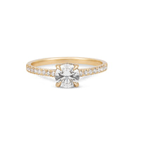 Darling - Eternity Solitaire Diamond Engagement Ring 14k Gold