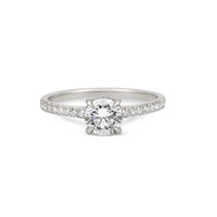Darling - Eternity Solitaire Diamond Engagement Ring 14k White Gold