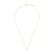 Dewdrop 0.5ct Drilled Solitaire Diamond Necklace - 14k Gold