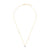 Dewdrop Three Diamond Necklace - 14k Gold