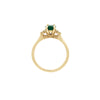 Thumbnail of Dewlight - Emerald Engagement Ring 14k Gold