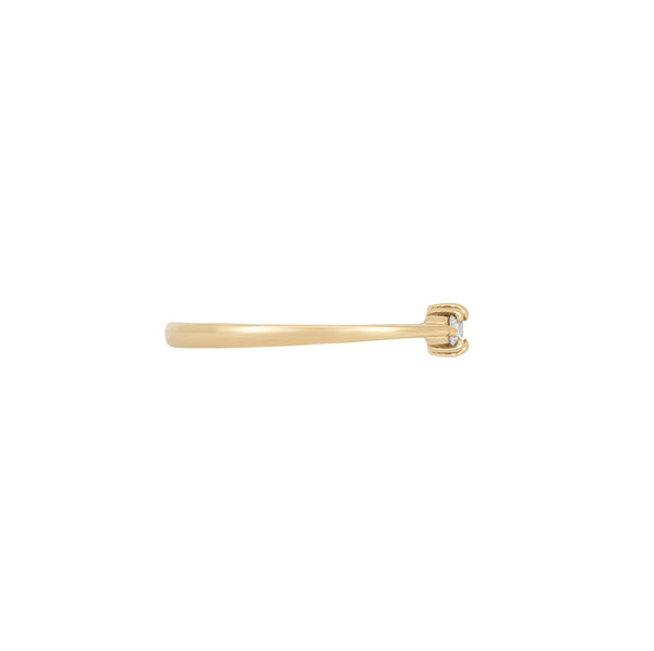 Alternative view of Promise Me Tomorrow Lab Grown Diamond Ring - 14k Polished Gold