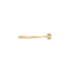 Side profile of the Promise Me Tomorrow Diamond Ring in 14k polished gold, showing the polished band and elevated solitaire diamond.