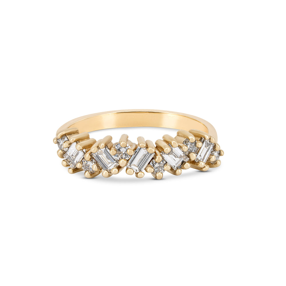 Follow Your Path - Diamond Eternity Ring 14k Gold