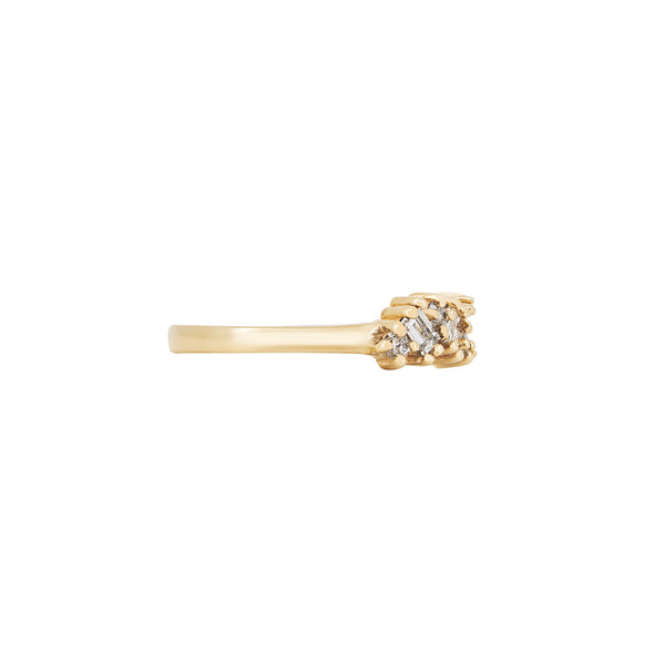 Alternative view of Follow Your Path - Diamond Eternity Ring 14k Gold