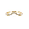 Thumbnail of Future Awaits Arrow - Diamond Eternity Ring 14k Gold