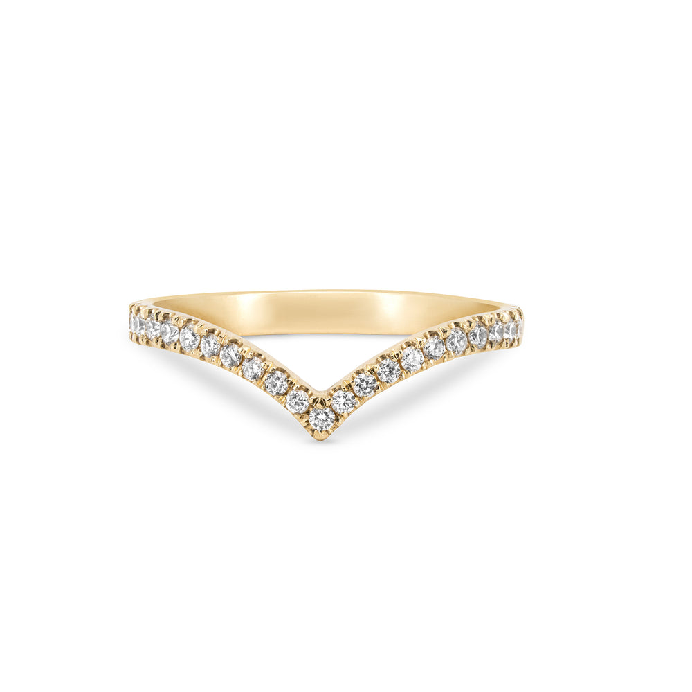 Future Awaits Arrow - Diamond Eternity Ring 14k Gold