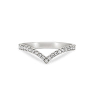 Future Awaits Arrow - Diamond Eternity Ring 14k White Gold