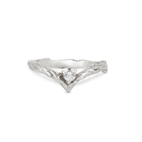 Hawthorn Lab-Grown Diamond Arrow Ring - 14k White Gold
