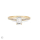 Thumbnail of Heritage - Eternity Emerald Cut Diamond Engagement Ring with Eternity Set Band 14k Gold