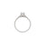 Heritage - Radiant Cut Diamond Engagement Ring with Eternity Set Band 14k White Gold