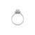 Hero - Emerald Cut Three Stone Diamond Engagement Ring 14k White Gold