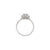 Hero - Emerald Cut Three Stone Diamond Engagement Ring 14k White Gold