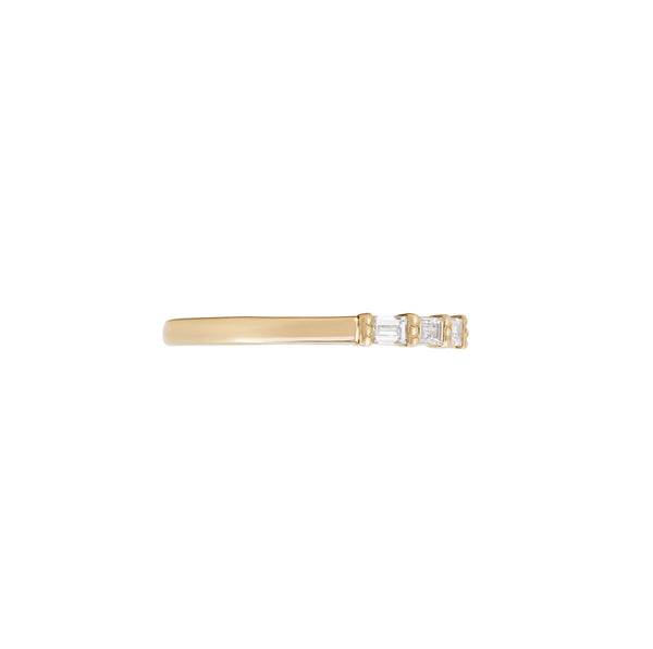 Alternative view of Hero - Eternity Baguette Diamond Ring 14k Gold