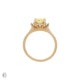 Hero - Radiant Lab Grown Yellow Diamond Engagement Ring 14k Gold