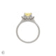Hero - Radiant Lab Grown Yellow Diamond Engagement Ring 14k White Gold